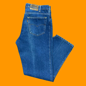 Levi's Orange Tab Vintage 540 Denim Blue Jeans Men's Size 34 x 31